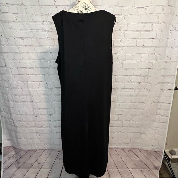Torrid tie front black swing dress size 3 - Picture 4 of 9
